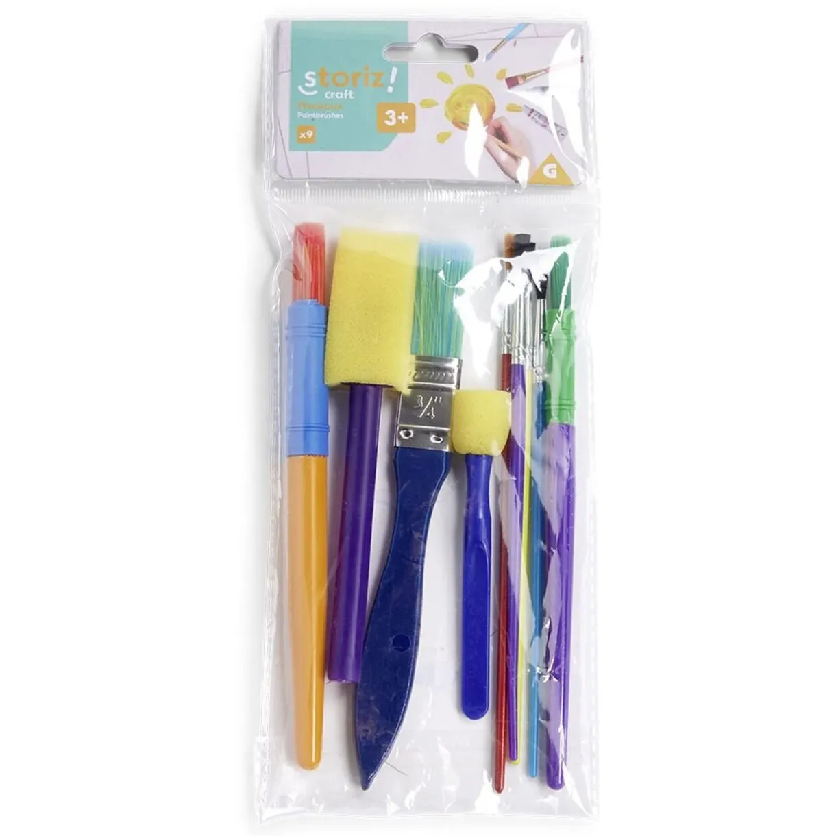 Lot de 9 pinceaux de peinture pour enfants < Gifi Hot