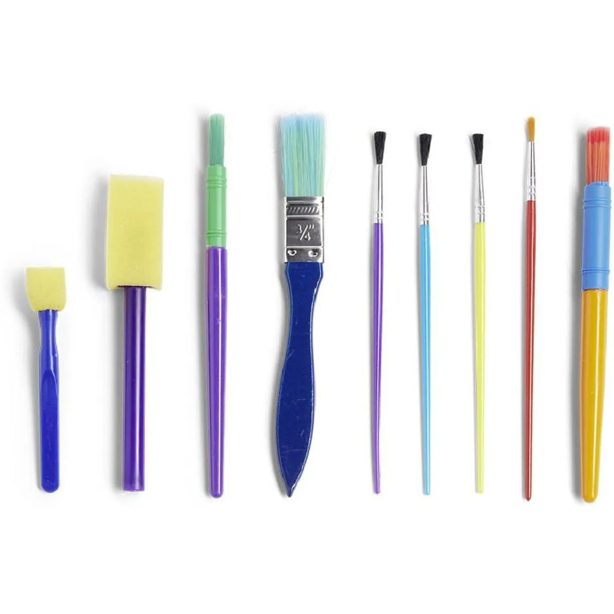 Lot de 9 pinceaux de peinture pour enfants < Gifi Hot