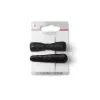 Lot de 2 pinces à cheveux plates crocodile à strass noir < Gifi Hot