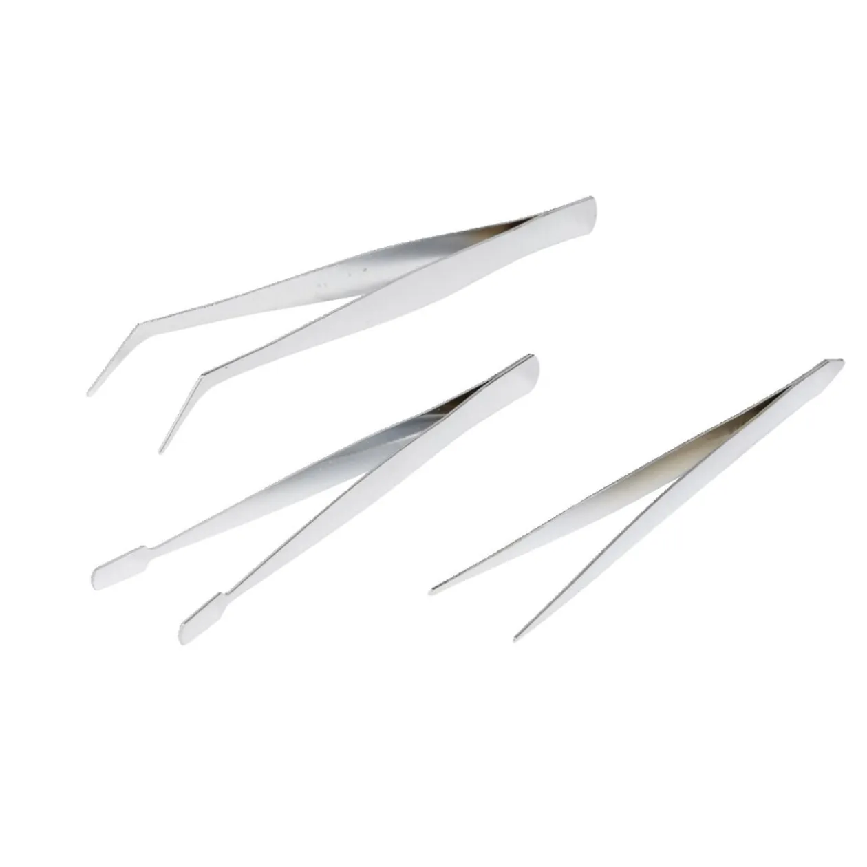 Lot de 3 pinces de précision en fer