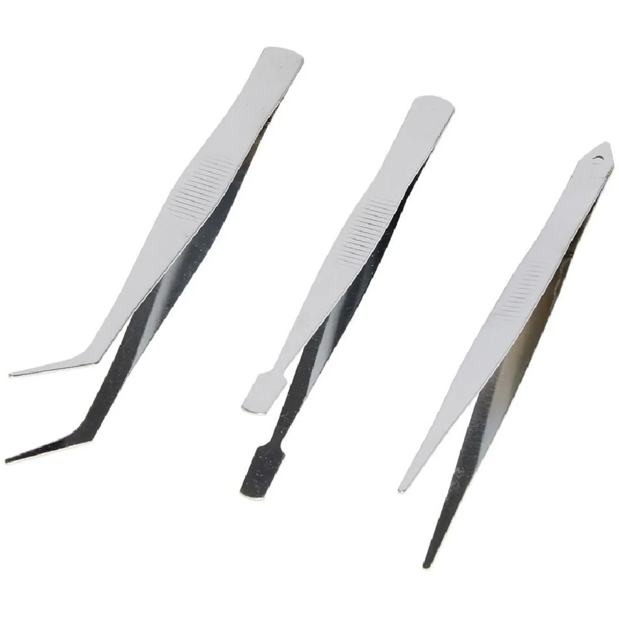 Lot de 3 pinces de précision en fer