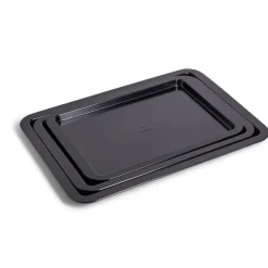Lot de 3 plaques à four métal noir 38/43/48x29cm < Gifi Online