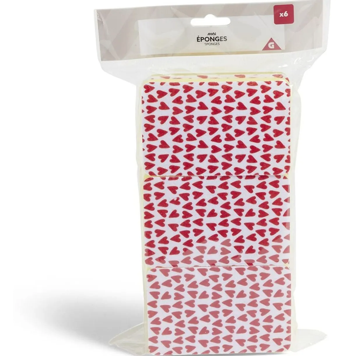 Lot de 6 éponges de bain exfoliantes < Gifi Best