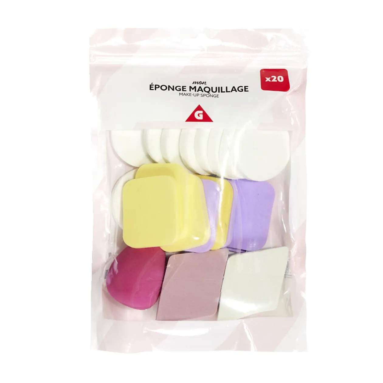 Lot de 20 éponges à maquillage