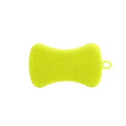 Lot de 2 éponges silicone jaune et bleu 13x11,5cm < Gifi Sale