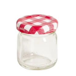 Lot de 6 pots à confiture acier et verre Ø4,5xH4,6cm < Gifi Discount