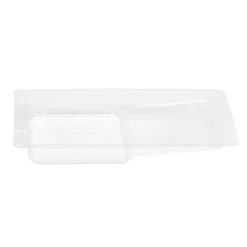 Lot de 3 protections pour bac à peinture en plastique transparent