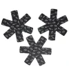 Lot de 3 protège-poêles Ø38cm polyester noir ou gris