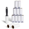Lot de 11 rouleaux adhésifs papier + brosse polypropylène blanc + noir < Gifi Discount