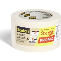 Lot de 3 rubans de masquage classic 24mm L50m < Gifi Hot