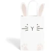 Lot de 4 sacs en papier 14x30cm forme lapin de Pâques