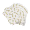 Lot de 20 serviettes en papier blanc motif confetti doré 40x40cm < Gifi New