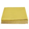 Lot de serviettes intissées dorées 20x20cm