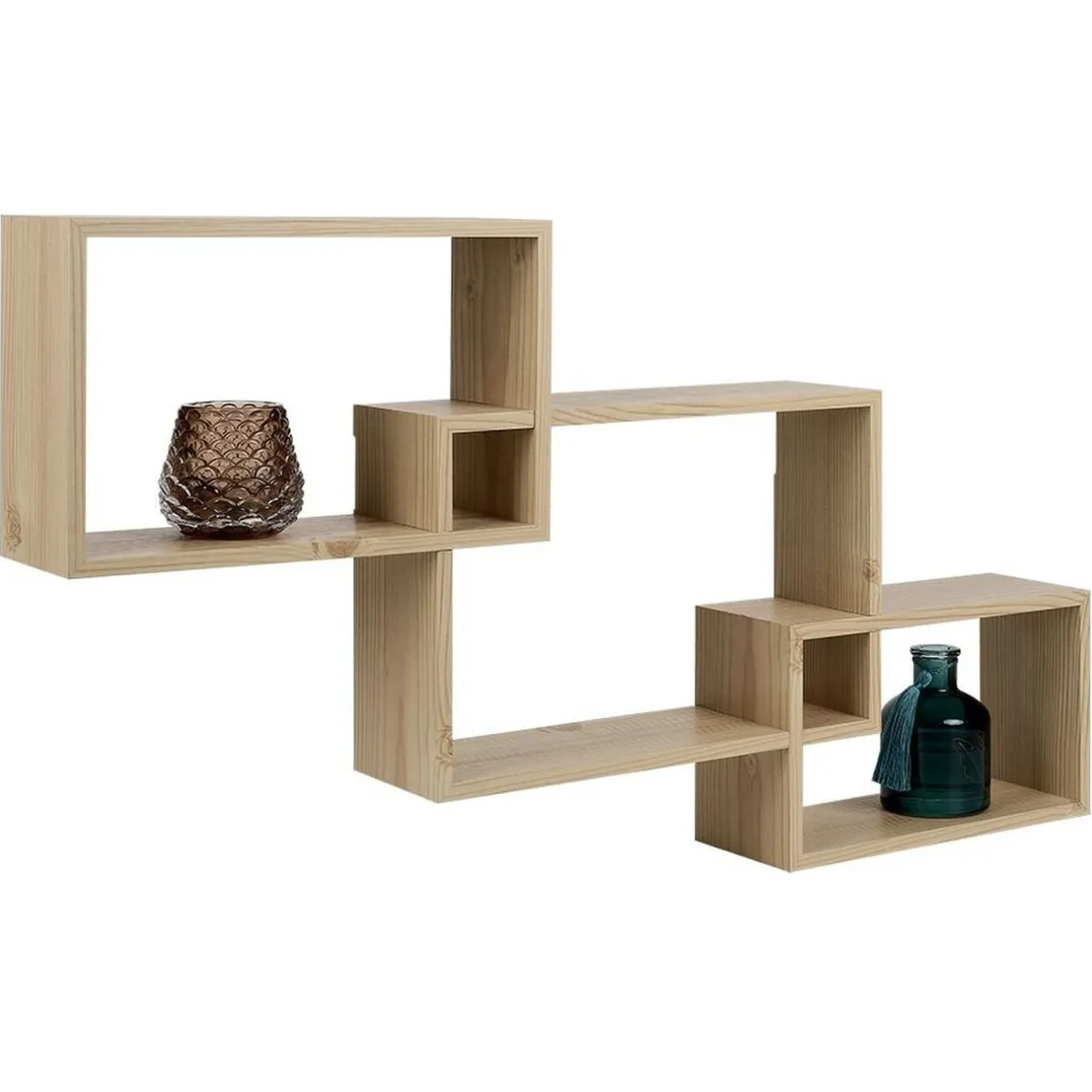 Lot de 3 étagères rectangulaires en bois < Gifi Sale