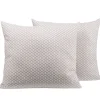 Lot de 2 taies d'oreiller en coton imprimé losanges 50x70cm < Gifi Sale