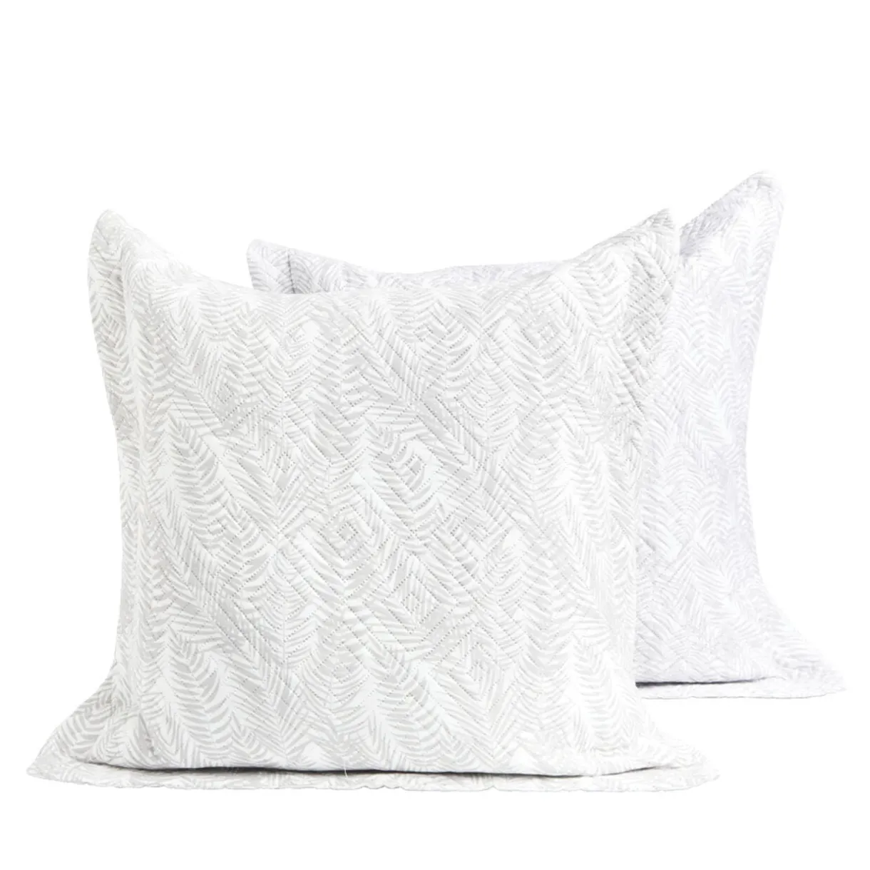 Lot de 2 taies d'oreillers boutis 50x70cm ou 65x65cm < Gifi