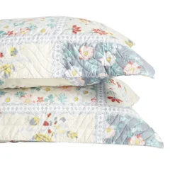 Lot de 2 taies d'oreillers boutis 50x70cm ou 65x65cm < Gifi
