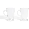 Lot de 2 tasses à café 170ml verre transparent < Gifi Sale