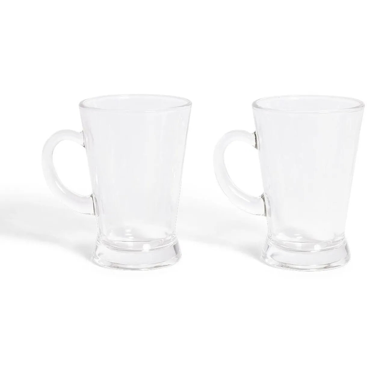 Lot de 2 tasses à café 170ml verre transparent < Gifi Sale