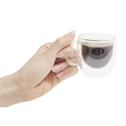 Lot de 2 tasses double paroi 80ml < Gifi Sale
