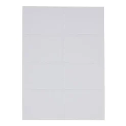 Lot de 80 étiquettes adhésives blanches 24x35mm < Gifi New
