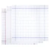 Lot de 3 torchons carrés 70x70cm coton et lin quadrillé blanc < Gifi Sale