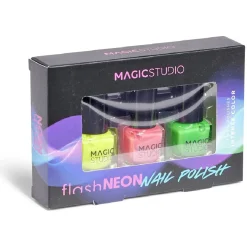 Lot de 3 vernis flash néon Magic Studio < Gifi Online