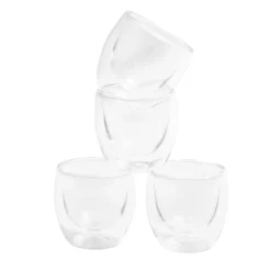 Lot de 2 verres double paroi 80ml