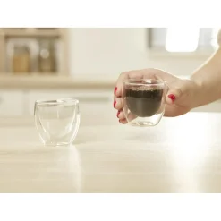 Lot de 2 verres double paroi 80ml