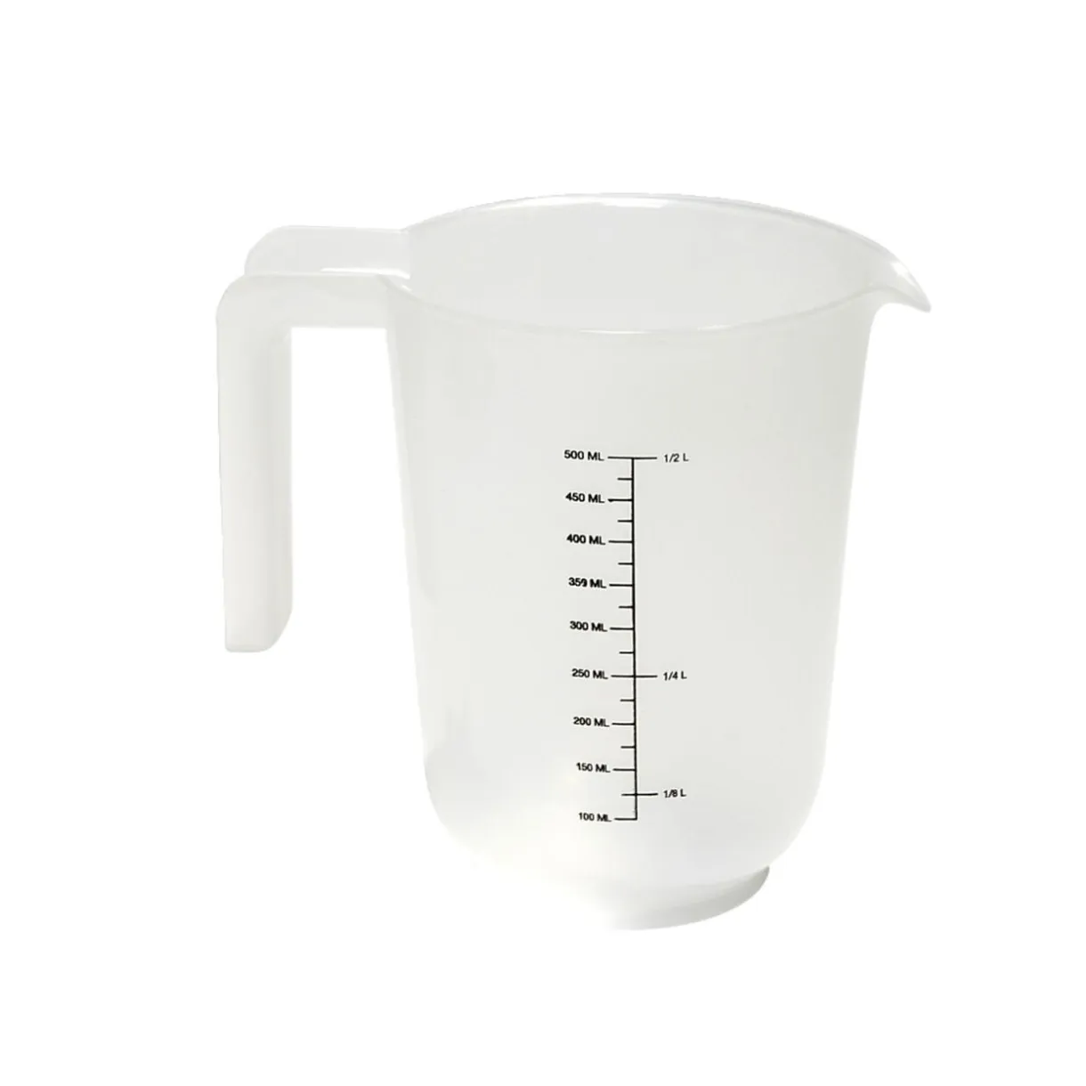 Lot de 3 verres mesureur 250/500/1000ml plastique blanc transparent < Gifi Discount
