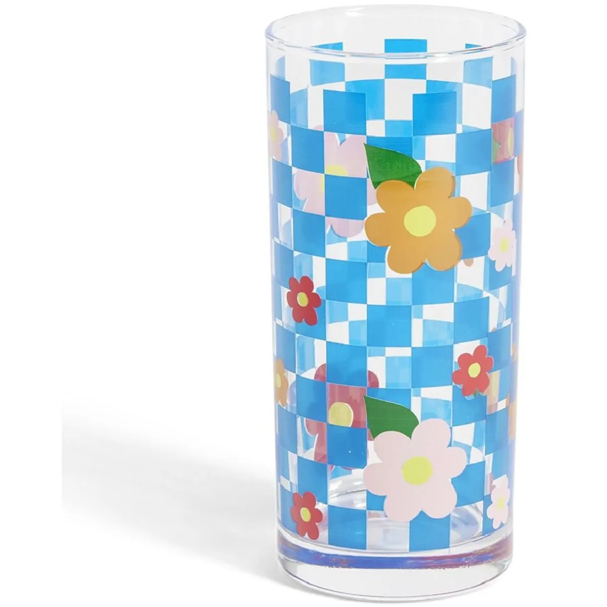 Lot de 3 verres motif fleurs et carreaux 290ml < Gifi Discount