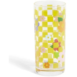 Lot de 3 verres motif fleurs et carreaux 290ml < Gifi Discount
