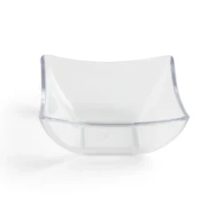 Lot de 6 verrines 95ml plastique transparent Ø7,9xH3,6cm