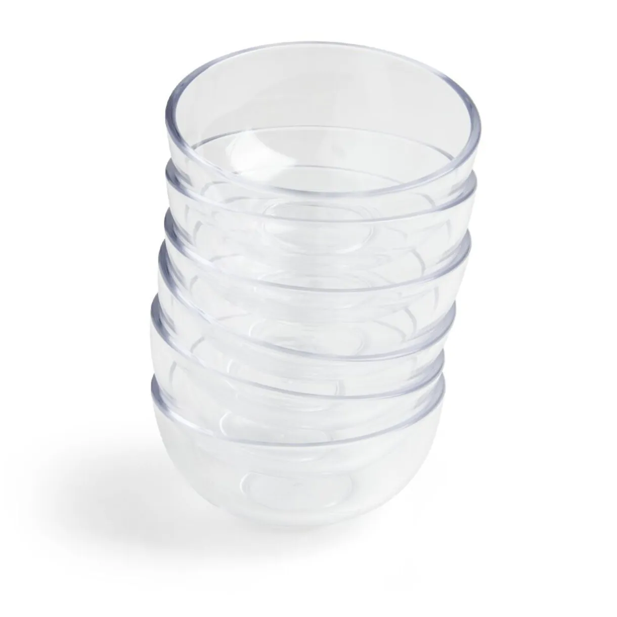 Lot de 6 verrines 120ml plastique transparent Ø8,3xH4cm < Gifi Discount