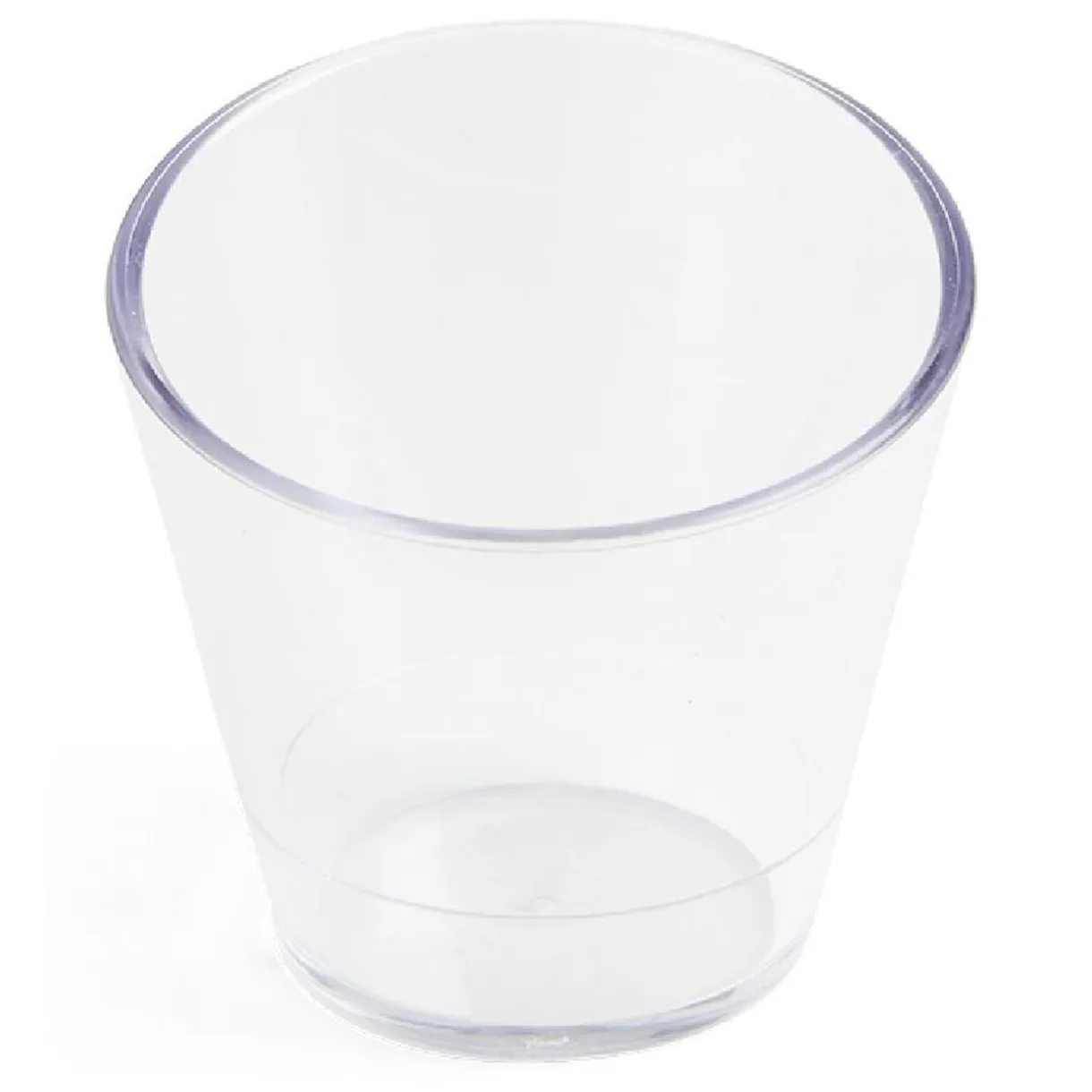 Lot de 6 verrines 100ml plastique transparent Ø6,9xH6,7cm < Gifi Clearance