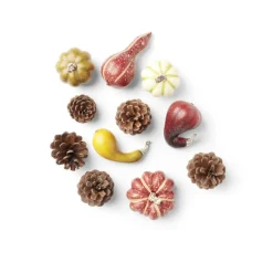 Lot éléments décoration automne plastique 3 modèles