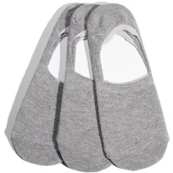 Lot 3 paires chaussettes invisibles coton et polyester - 3 coloris