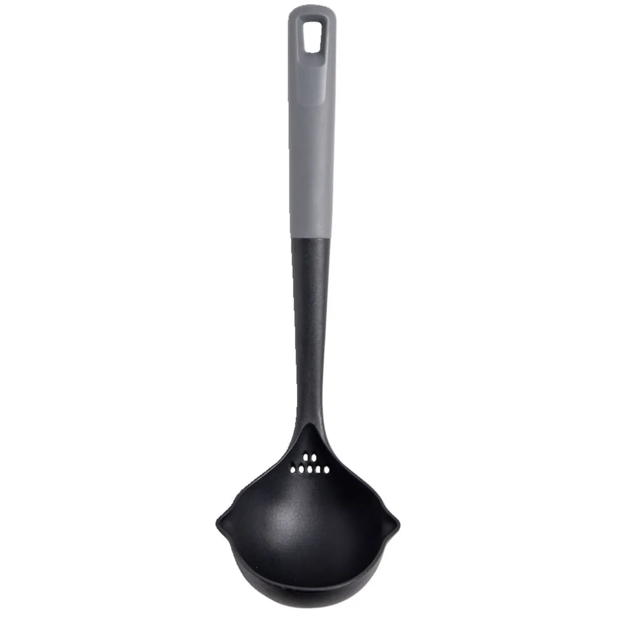 Louche en plastique noir et gris L.33,5cm