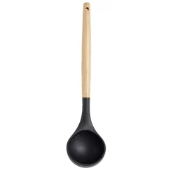 Louche en silicone avec manche en bois L.31,5cm
