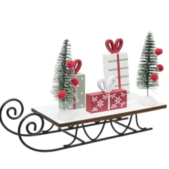 Luge de Noël décorative avec cadeaux L19,5cm < Gifi Sale