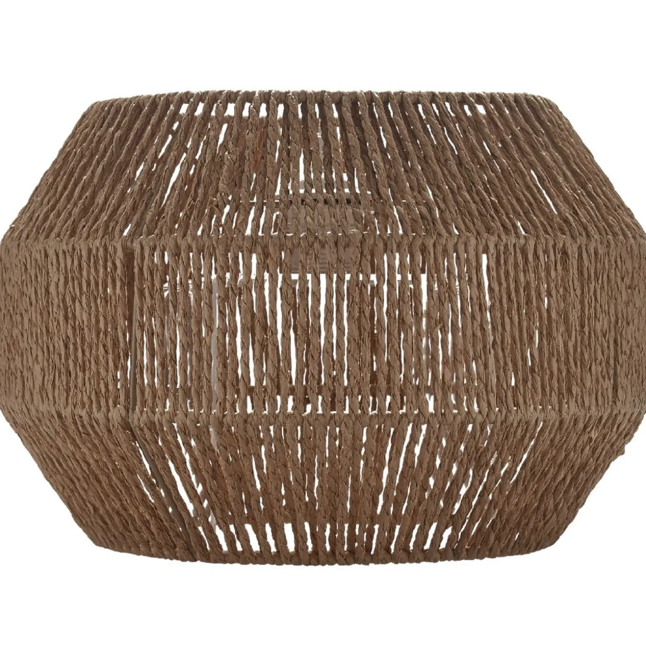 Luminaire à suspension filaire papier tressé naturel