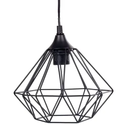 Luminaire à suspension filaire 1 ampoule métal noir < Gifi Sale