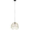 Luminaire à suspension filaire en rotin naturel < Gifi