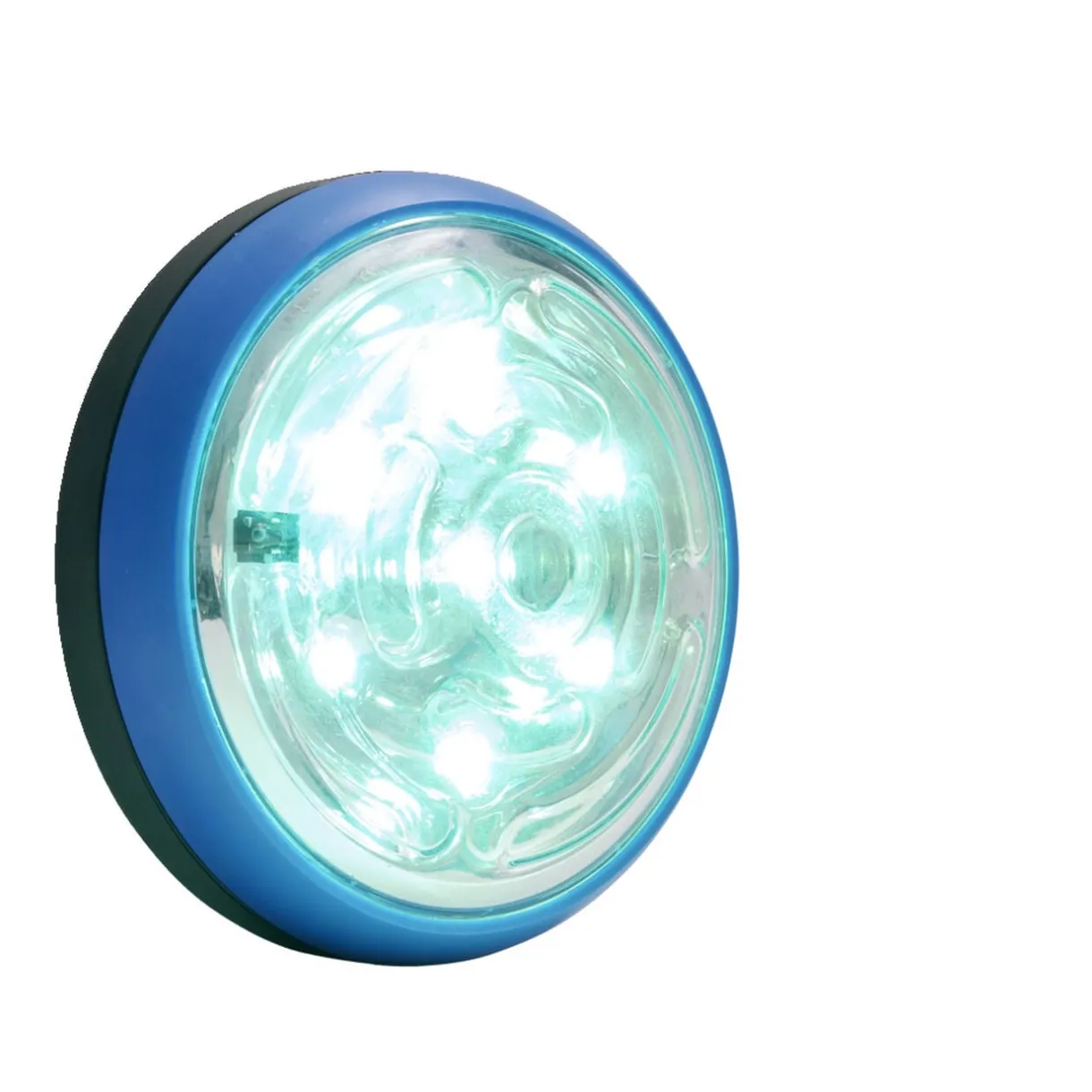 Lumière de piscine 7LED RVB aimantée avec télécommande Ø12xH4cm < Gifi