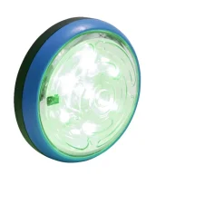 Lumière de piscine 7LED RVB aimantée avec télécommande Ø12xH4cm < Gifi