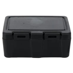Lunch box à 2 compartiments - Boîte alimentaire en plastique noir 1L < Gifi Outlet