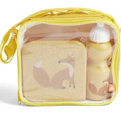 Lunchbox enfant 720ml avec gourde 350ml et sac de transport renard orange