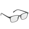 Lunette de lecture loupe verre et acier noir mat