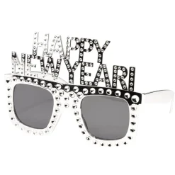 Lunette festive Happy New Year argenté < Gifi Sale