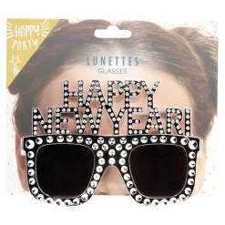 Lunette festive Happy New Year argenté < Gifi Sale
